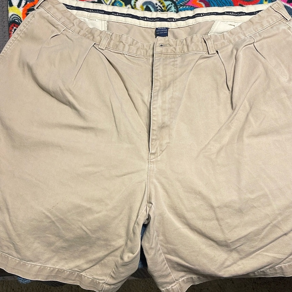 Polo Chino Ralph Lauren Khaki pleated shorts- Vintage early 90’s